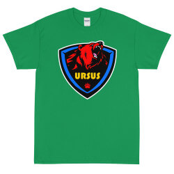 T-Shirt Red Bear with Shield